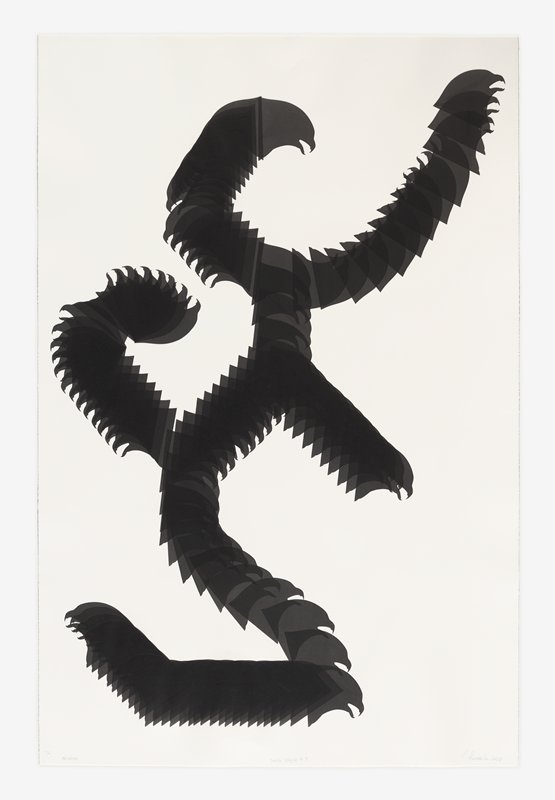 Snake Glyph #3, Carlos Amorales, 2010
