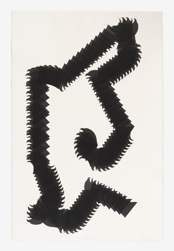 Snake Glyph #4, Carlos Amorales, 2010