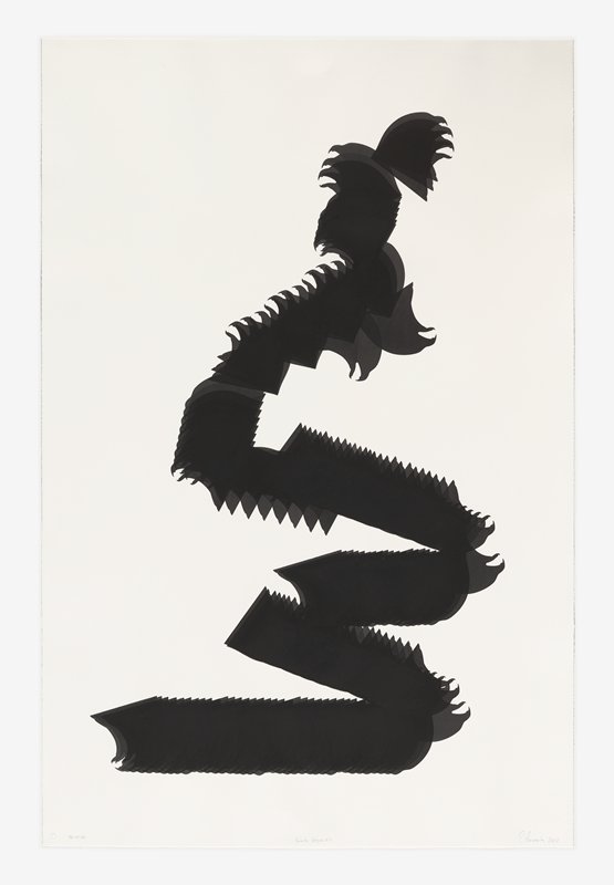 Snake Glyph #5, Carlos Amorales, 2010