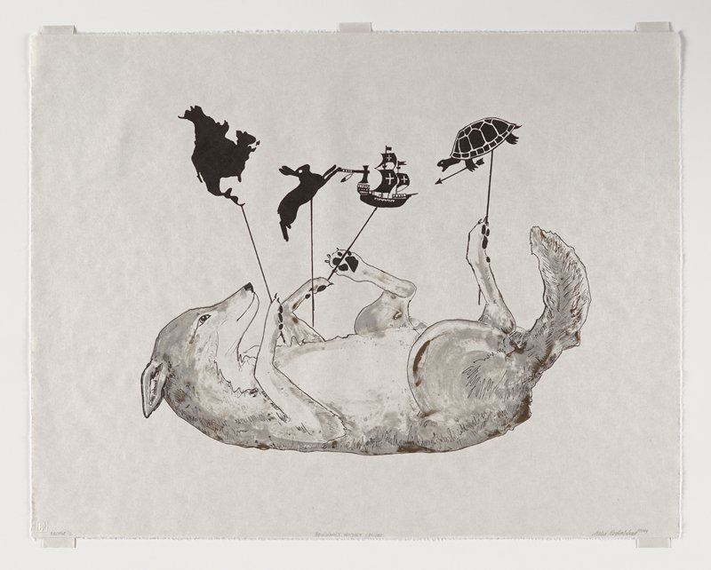 Revisionist History Lesson, Julie Buffalohead, 2014