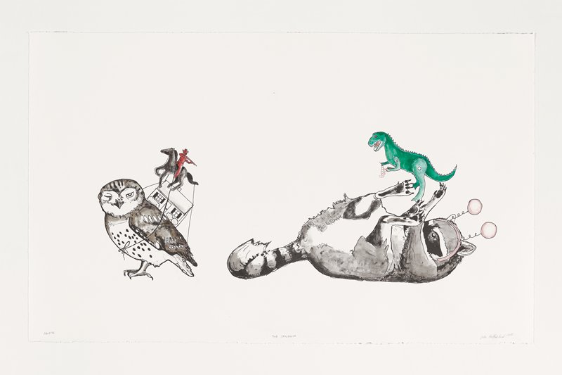 The Showdown, Julie Buffalohead, 2015