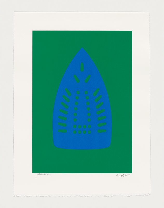 Blue/Green, Willie Cole, 2012