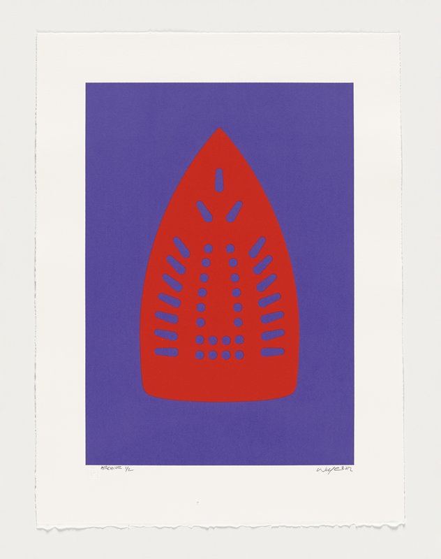 Red/Purple, Willie Cole, 2012