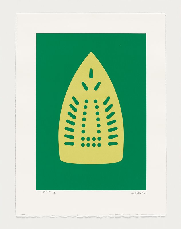 Yellow/Green, Willie Cole, 2012