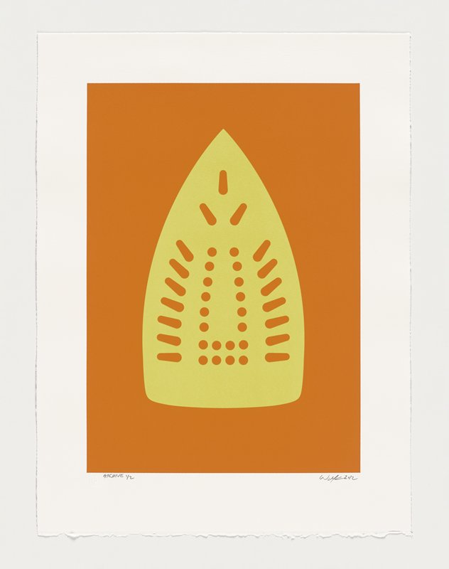 Yellow/Orange, Willie Cole, 2012