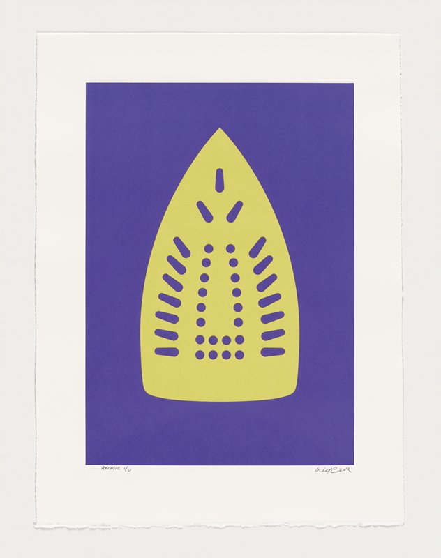 Yellow/Purple, Willie Cole, 2012