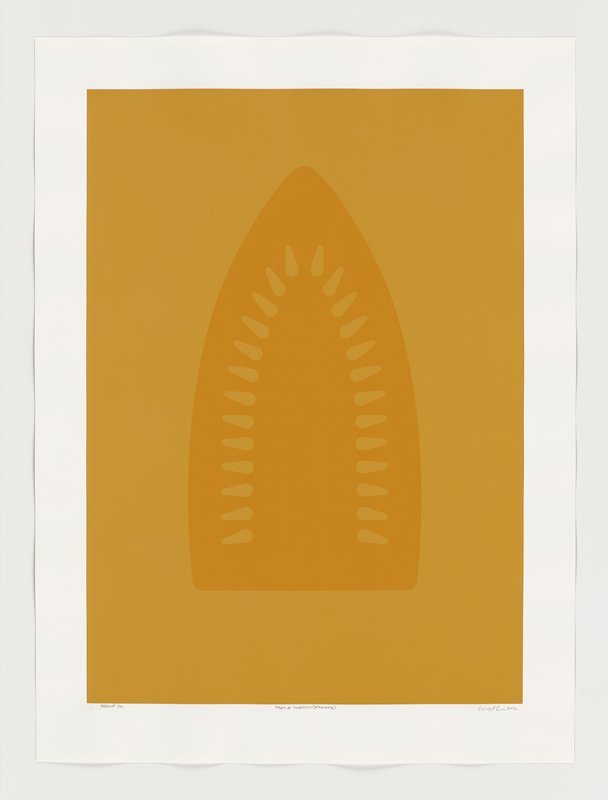Virgin of Creativity (descending), Willie Cole, 2012