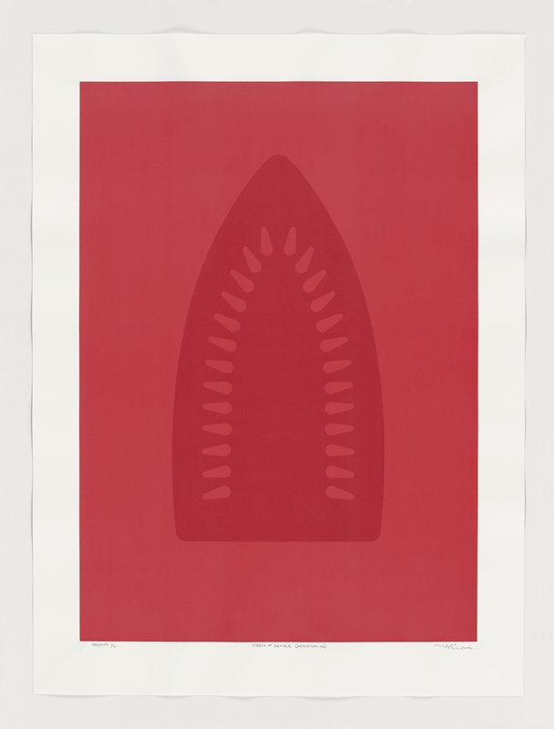 Virgin of Desire (descending), Willie Cole, 2012