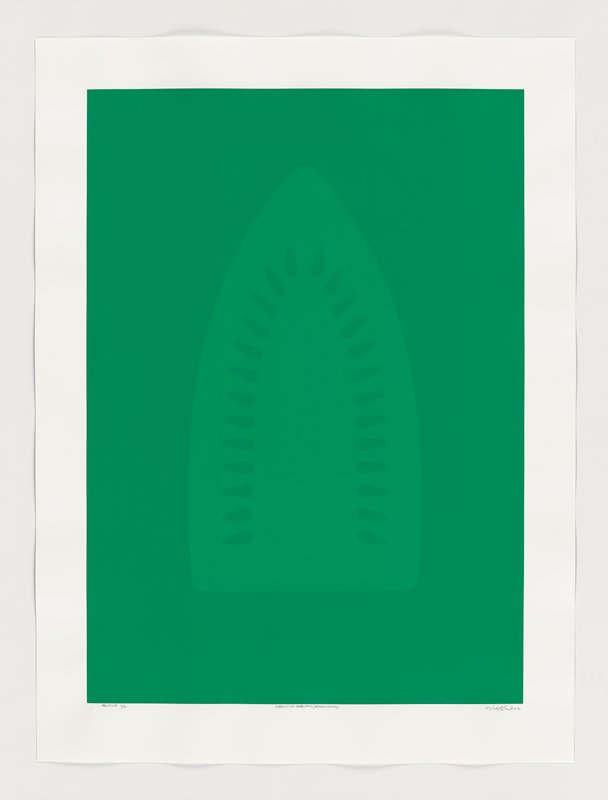 Virgin of Healing (ascending), Willie Cole, 2012