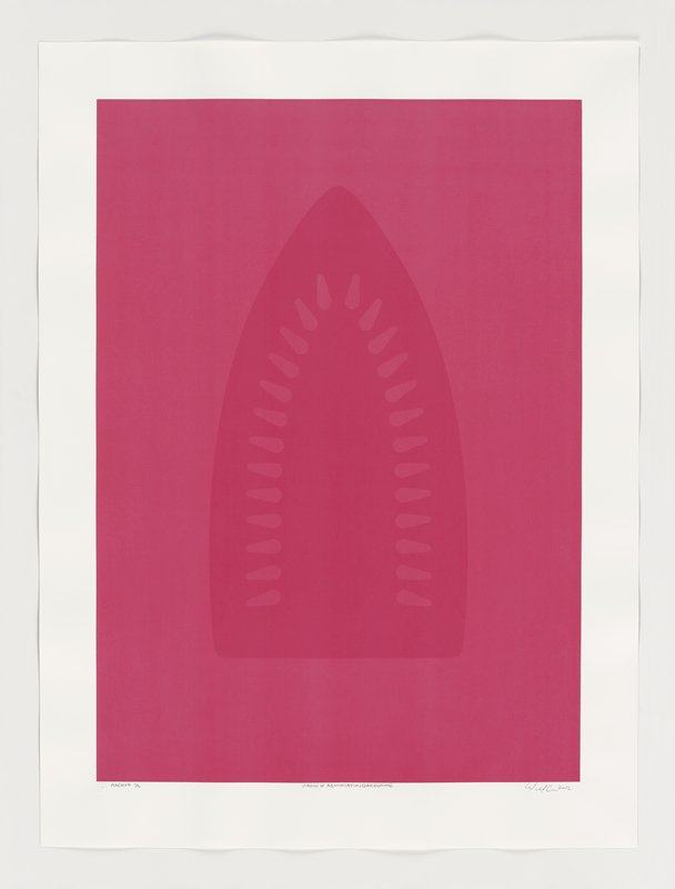 Virgin of Renunciation (descending), Willie Cole, 2012
