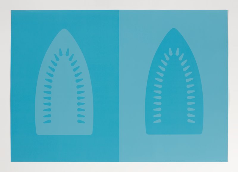 Virgin of Wisdom (ascending/descending), Willie Cole, 2012