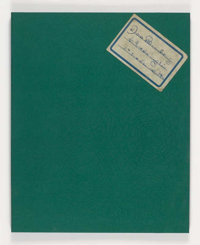 Portfolio case and dust jacket for Architectonic vs. H.R., Santiago Cucullu, 2006