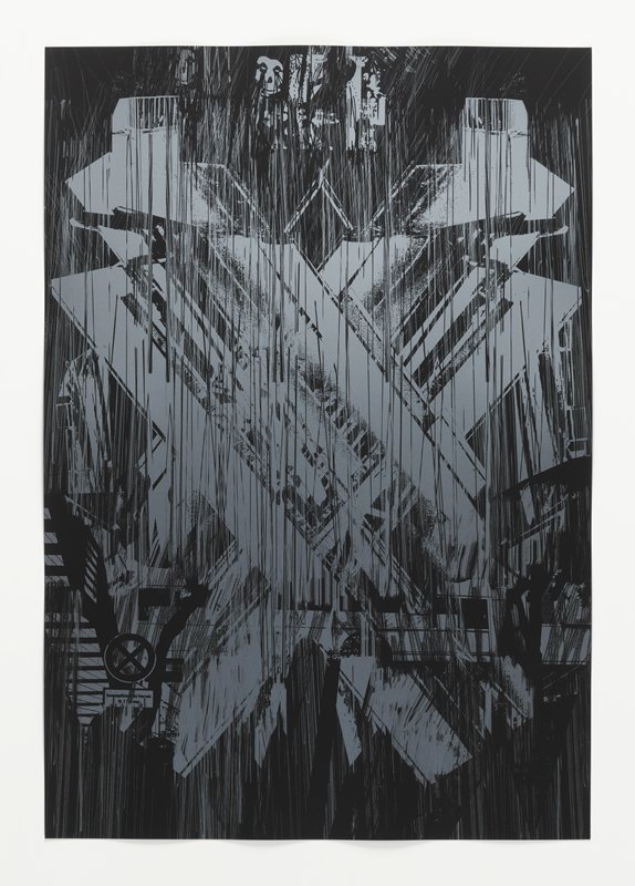 Rye Rye wall falling, Santiago Cucullu, 2009