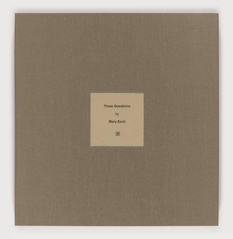 Three Questions Portfolio, Mary Esch, 2003