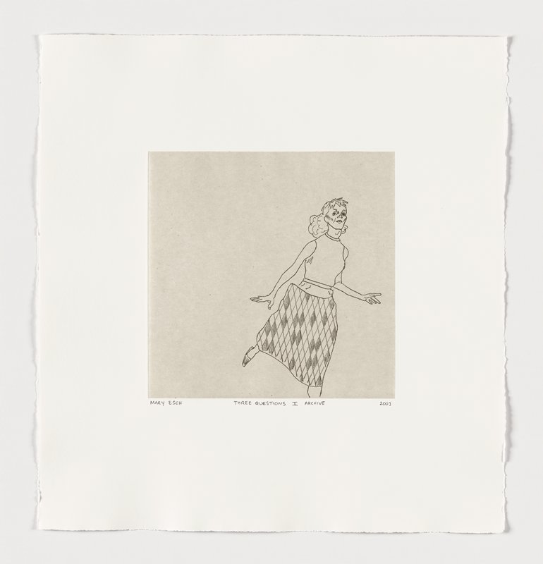 Three Questions I, Mary Esch, 2003