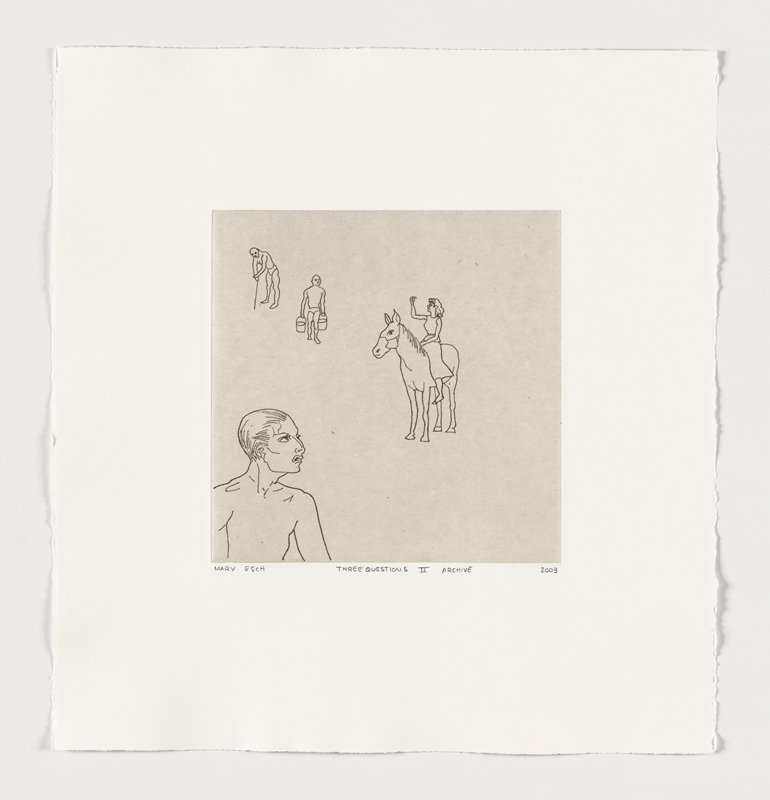 Three Questions II, Mary Esch, 2003
