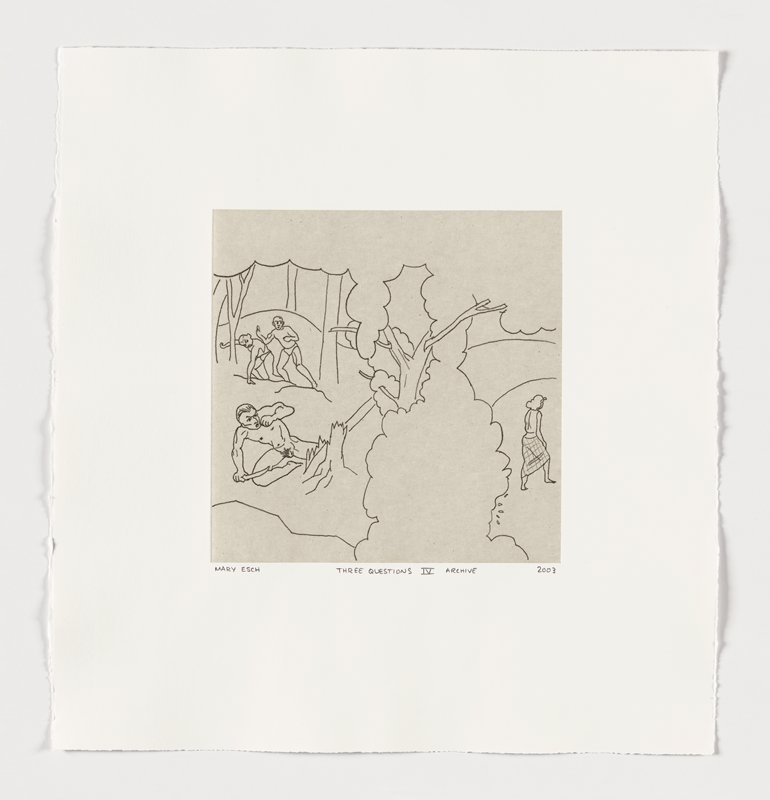 Three Questions IV, Mary Esch, 2003