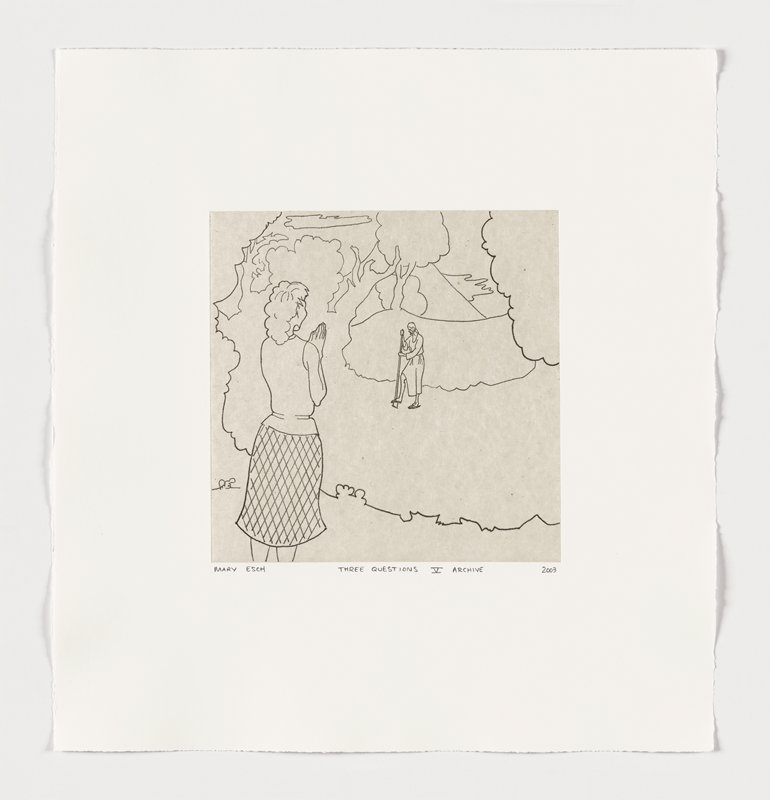 Three Questions V, Mary Esch, 2003
