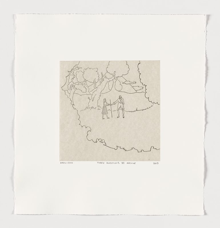Three Questions VI, Mary Esch, 2003