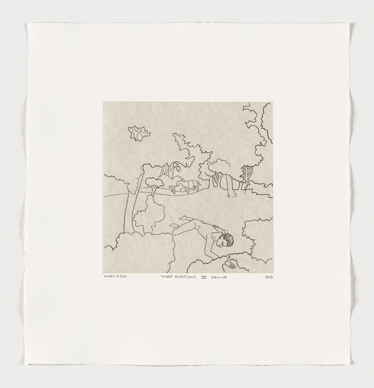 Three Questions IX, Mary Esch, 2003