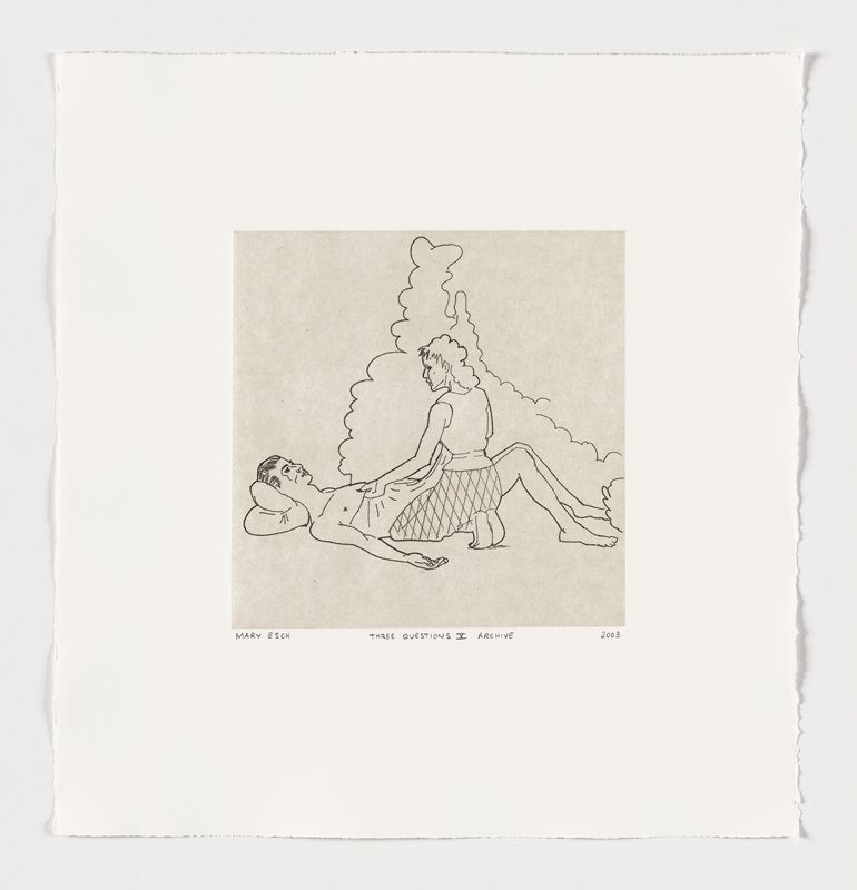 Three Questions X, Mary Esch, 2003