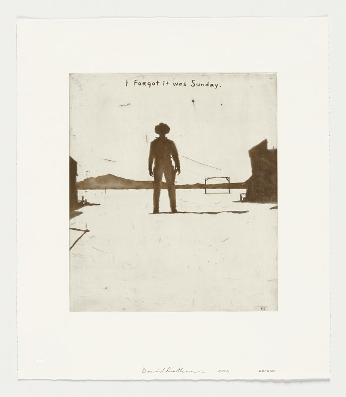 I Forgot it was Sunday., David Rathman, 2002