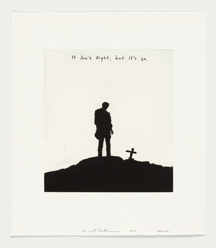 It Ain’t Right, but it’s so., David Rathman, 2003