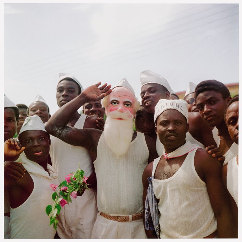 Untitled (Election Day (Mask), Togo 1958), Todd Webb, 1958 (printed 2020)