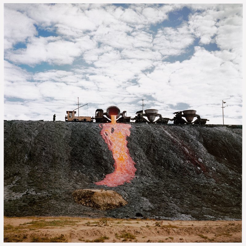 Untitled (Molten Slag, Rhodesia 1958), Todd Webb, 1958 (printed 2020)