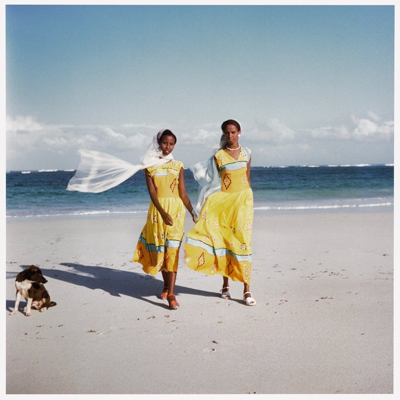 Untitled (Yellow Dresses, Somalia 1958), Todd Webb, 1958 (printed 2020)