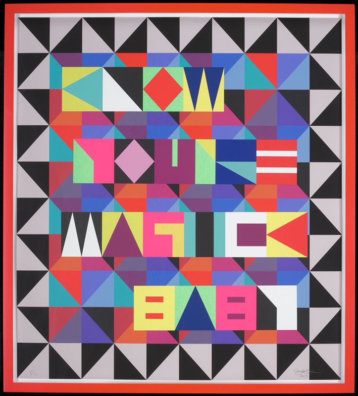 KNOW YOU'RE MAGICK BABY, Jeffrey Gibson, 2019