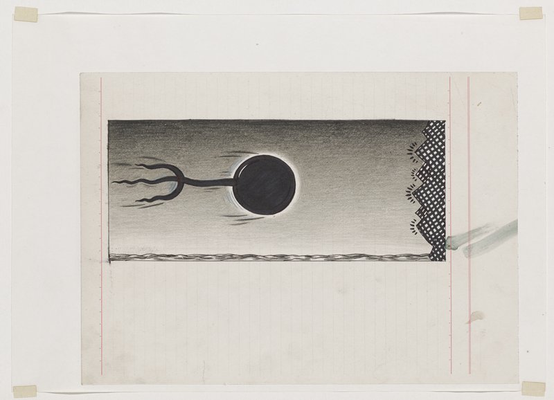 Untitled [Study for element found in Outrageous Misfortune], Kenji Nakahashi, 20th century