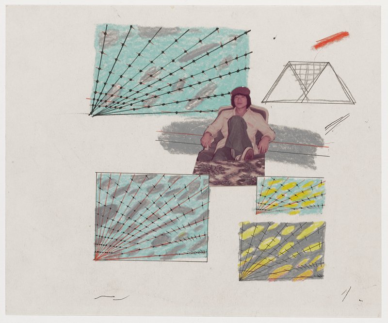 Untitled [Self-portrait, idea sketches], Kenji Nakahashi, c. 1979
