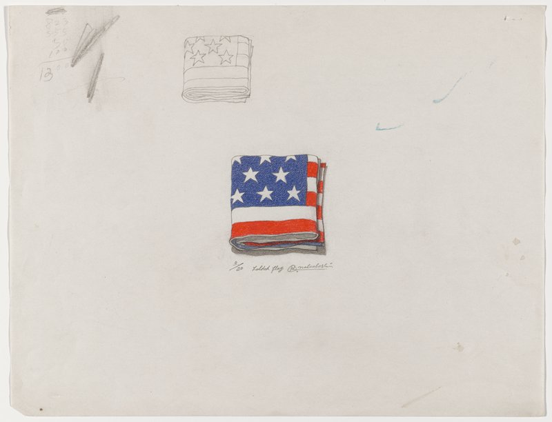 Holded Flag, Kenji Nakahashi, 20th century
