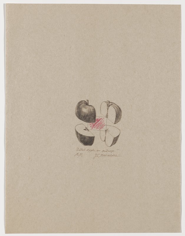 Cutted Apple or Outrage, Kenji Nakahashi, 20th century