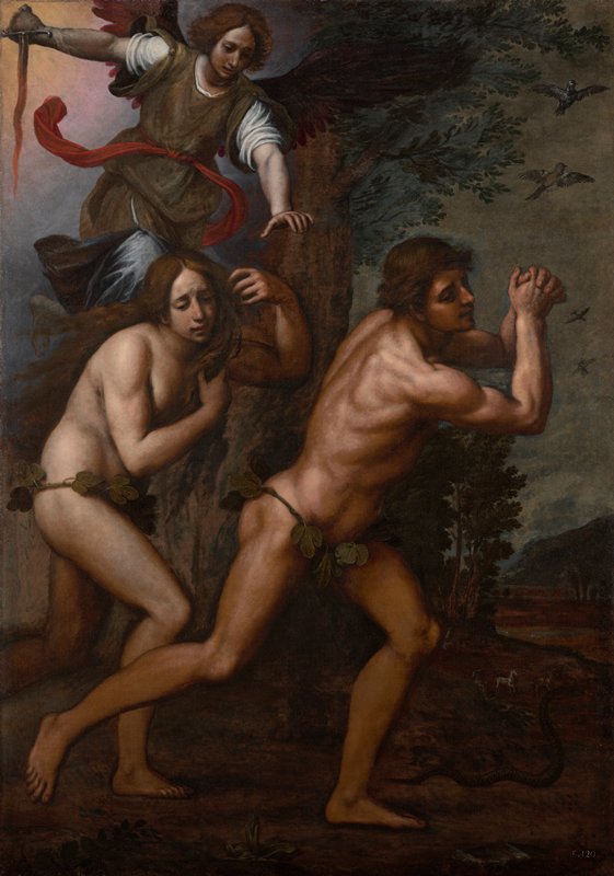 The Expulsion of Adam and Eve from Paradise, Domenico Passignano, 1627