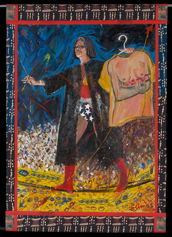Tightrope, Emma Amos, 1994