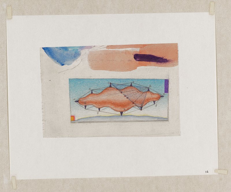 Study for the painting One Scene at the Small Meeting, Kenji Nakahashi, c. 1980