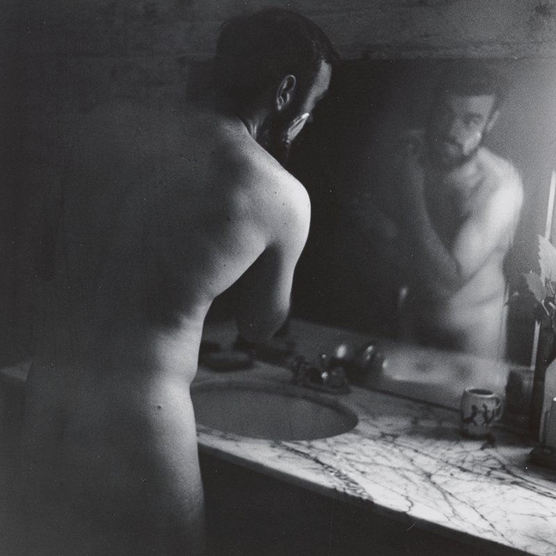 Man in Mirror, Joanne Leonard, 1970