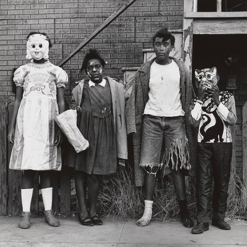 Halloween, Lewis Street, West Oakland, CA, Joanne Leonard, c. 1965