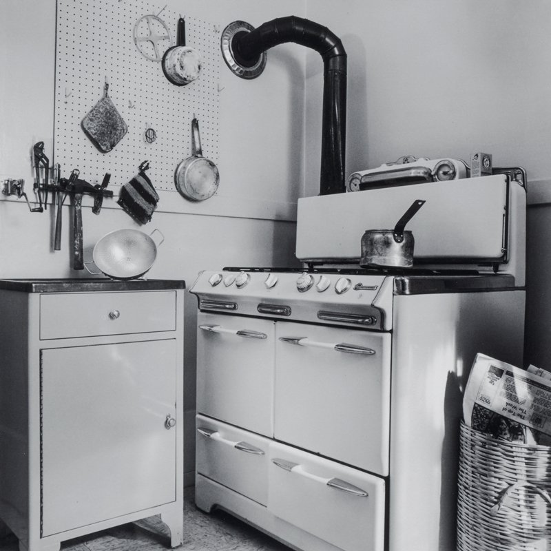 Kitchen, Joanne's Home, Blake St., Berkeley, CA, Joanne Leonard, 1977