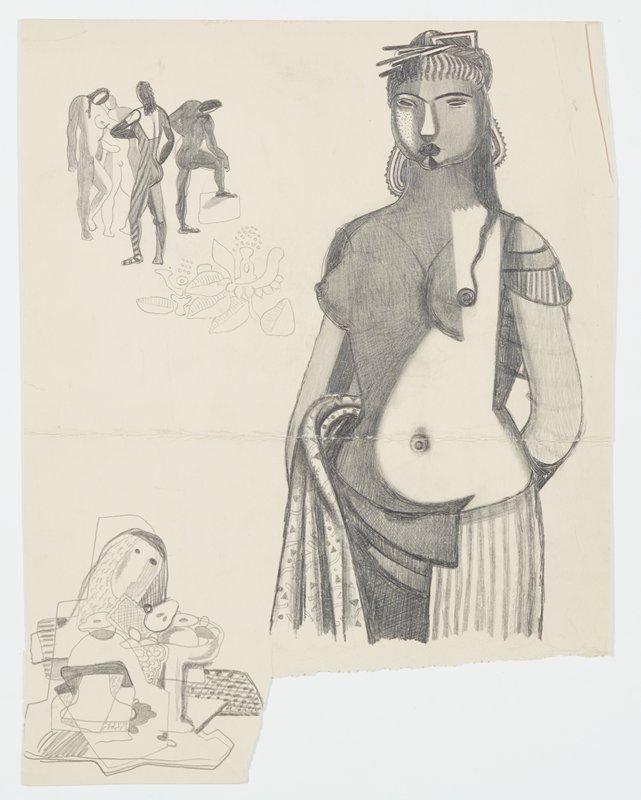 Drawing, Theodore Roszak, 1930