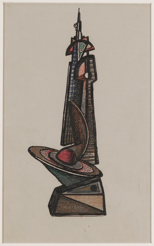 Study for Architectural Tower, Theodore Roszak, 1931–32
