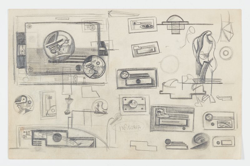 Drawing, Theodore Roszak, 1932