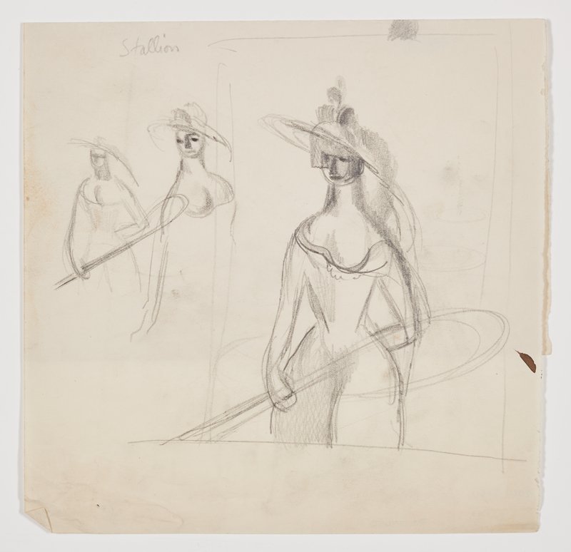 En Masque (Painting Study), Theodore Roszak, 1932