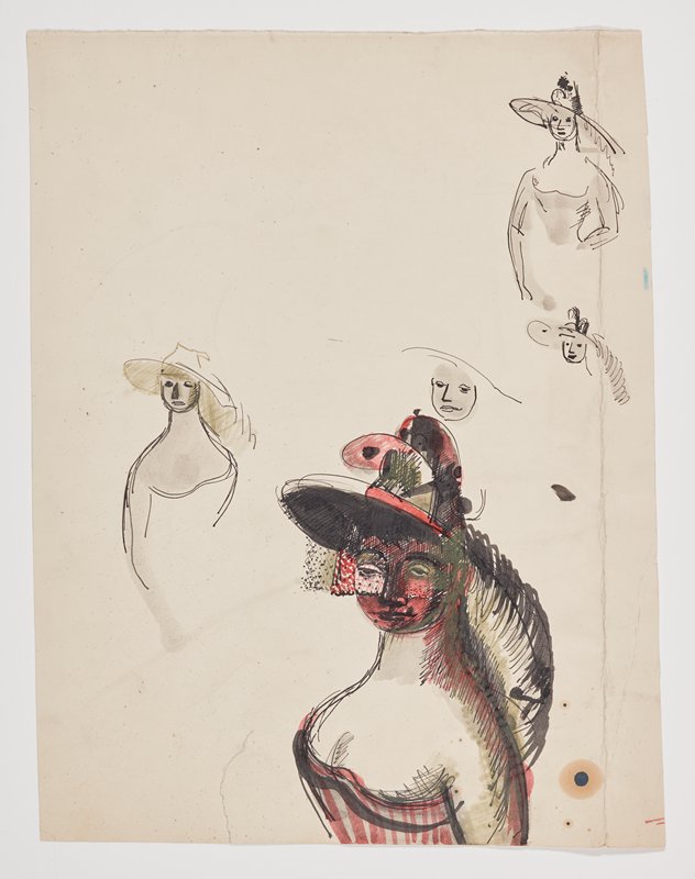 En Masque (Painting Study), Theodore Roszak, 1932