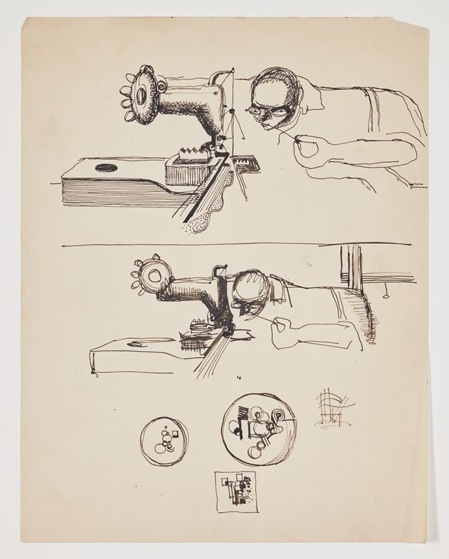 Man and Machine (Painting Study), Theodore Roszak, 1933–37