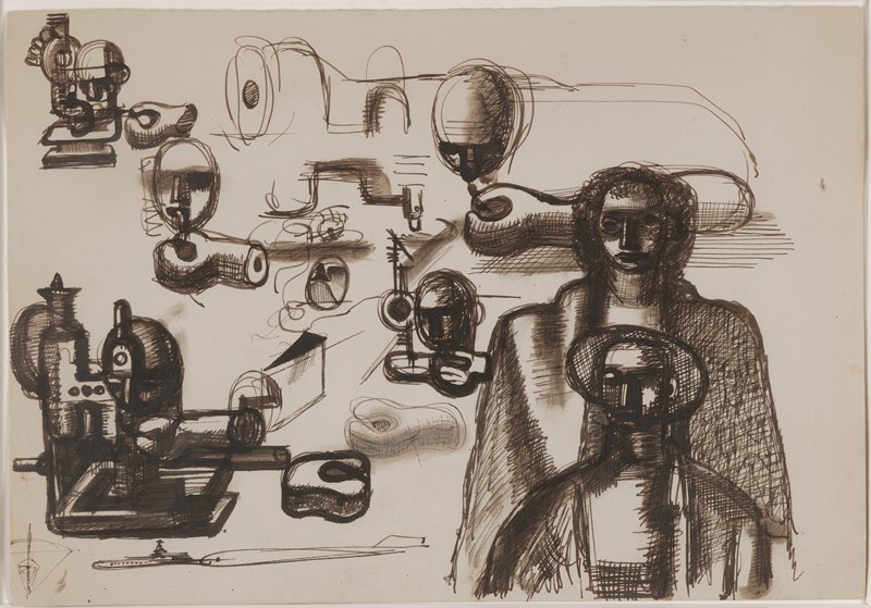 Studies for Man and Machine, Theodore Roszak, 1933