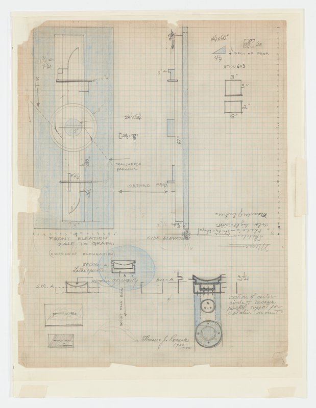 Study for Vertical Construction, Theodore Roszak, 1938