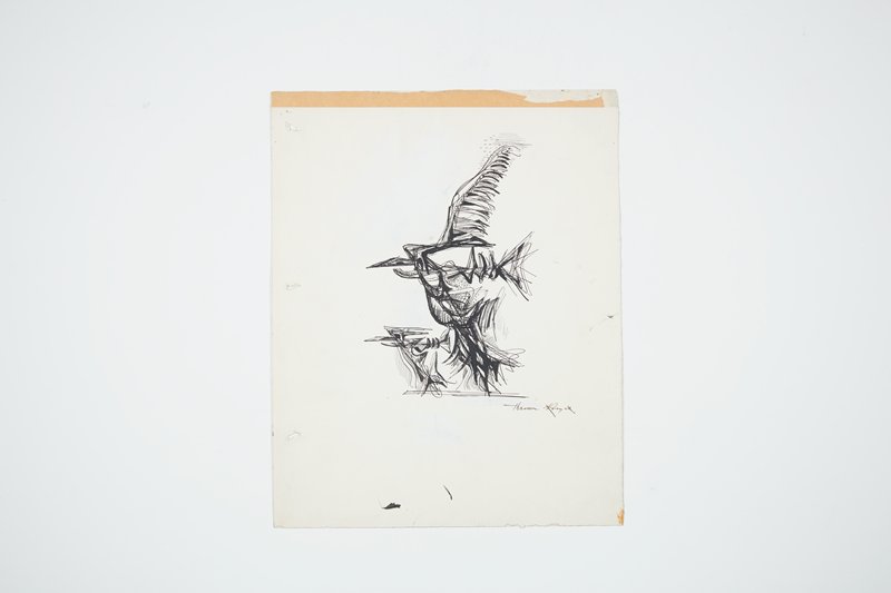 Study for Firebird, Theodore Roszak, 1949
